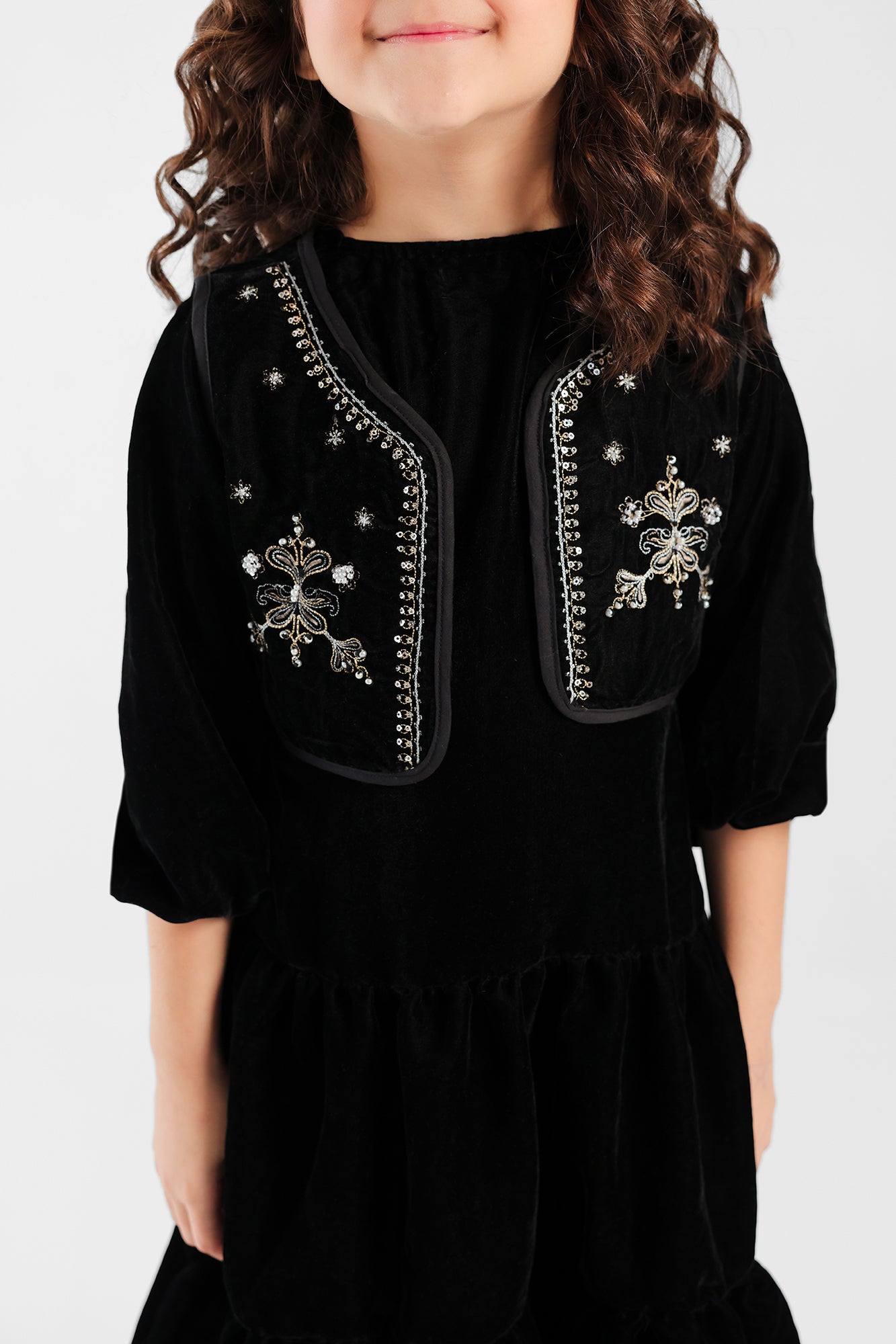 EMBROIDERED DRESS (E0754/401/902)