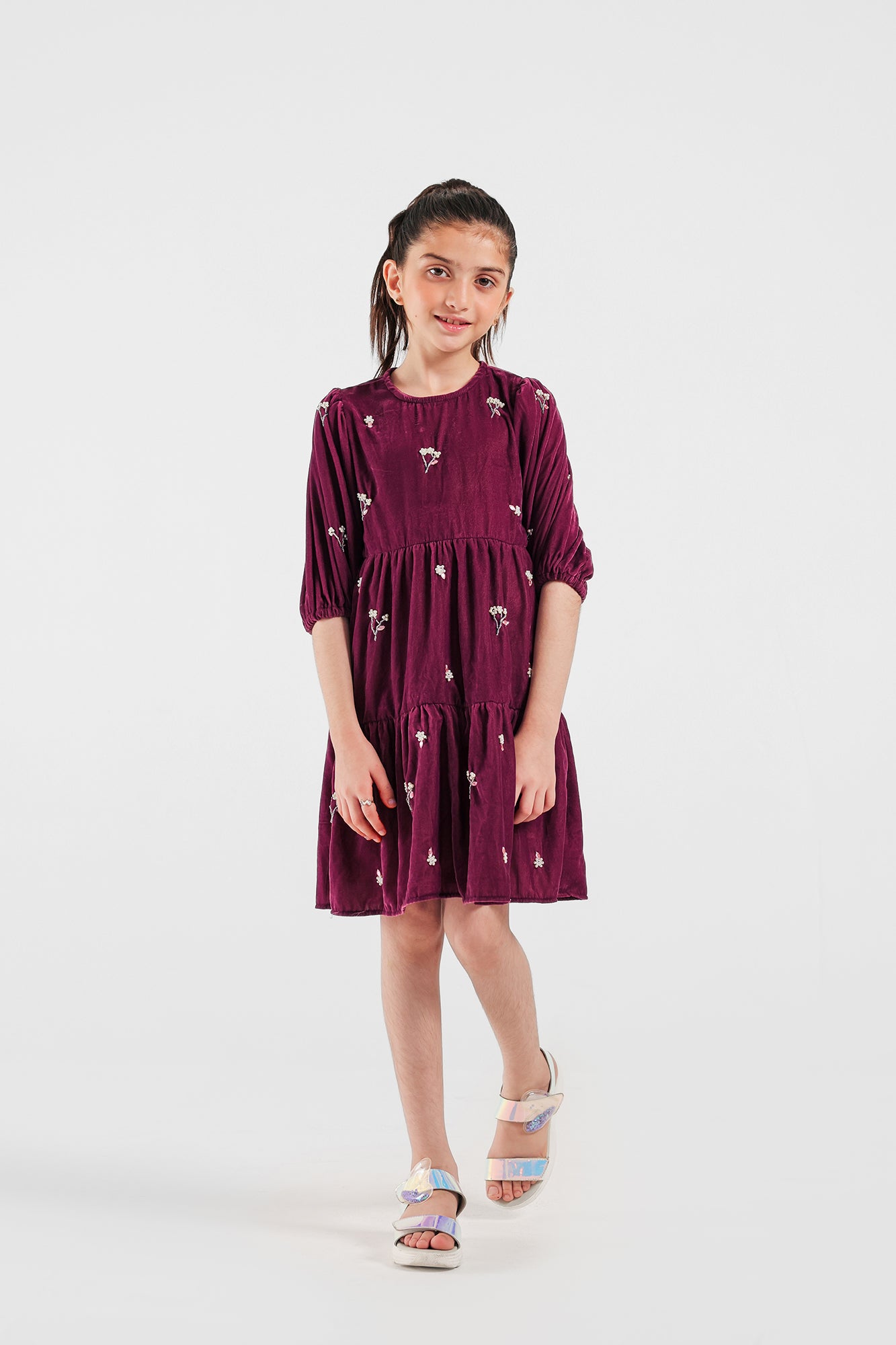 EMBROIDERED DRESS (E0756/401/523)