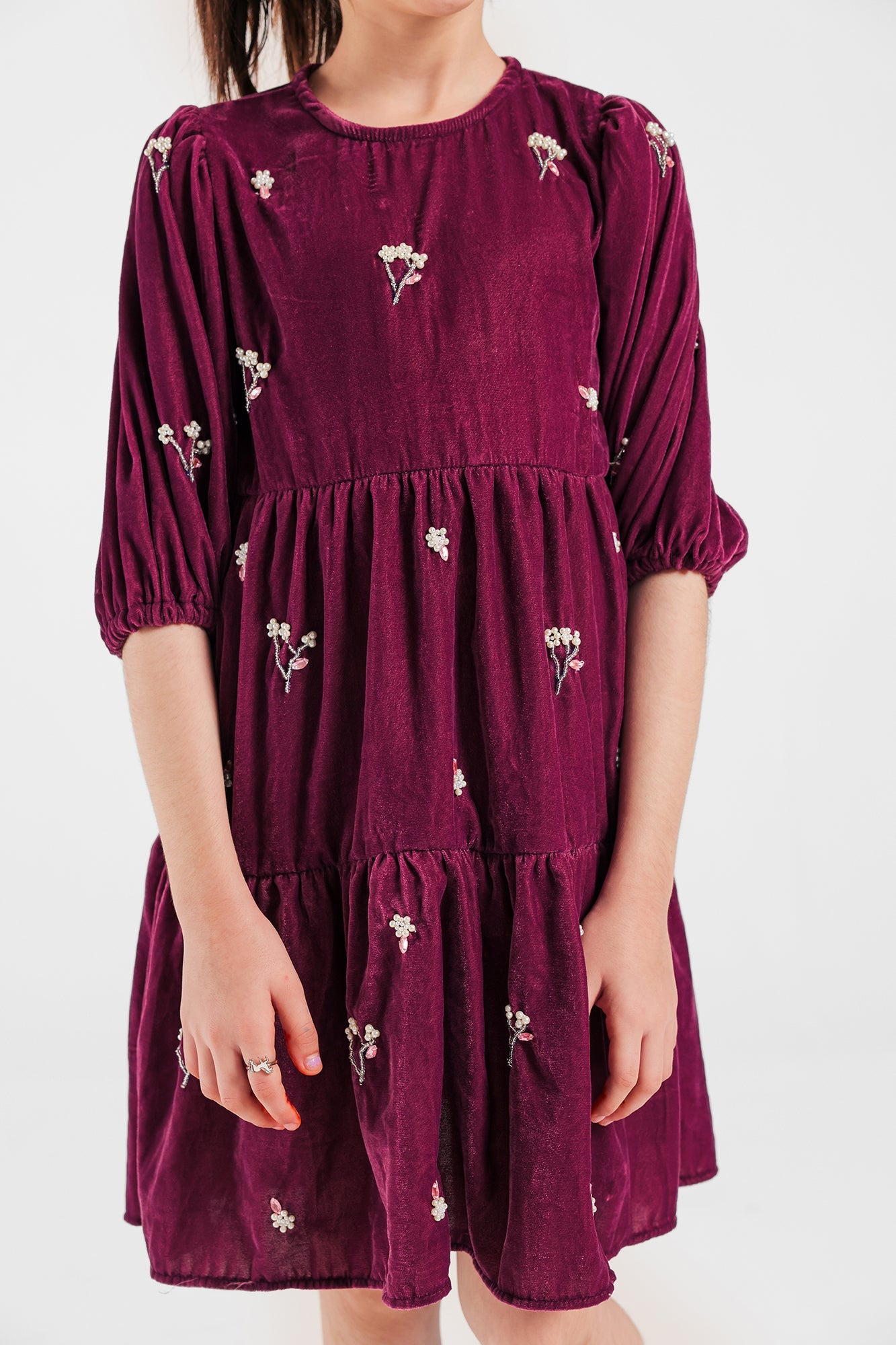 EMBROIDERED DRESS (E0756/401/523)