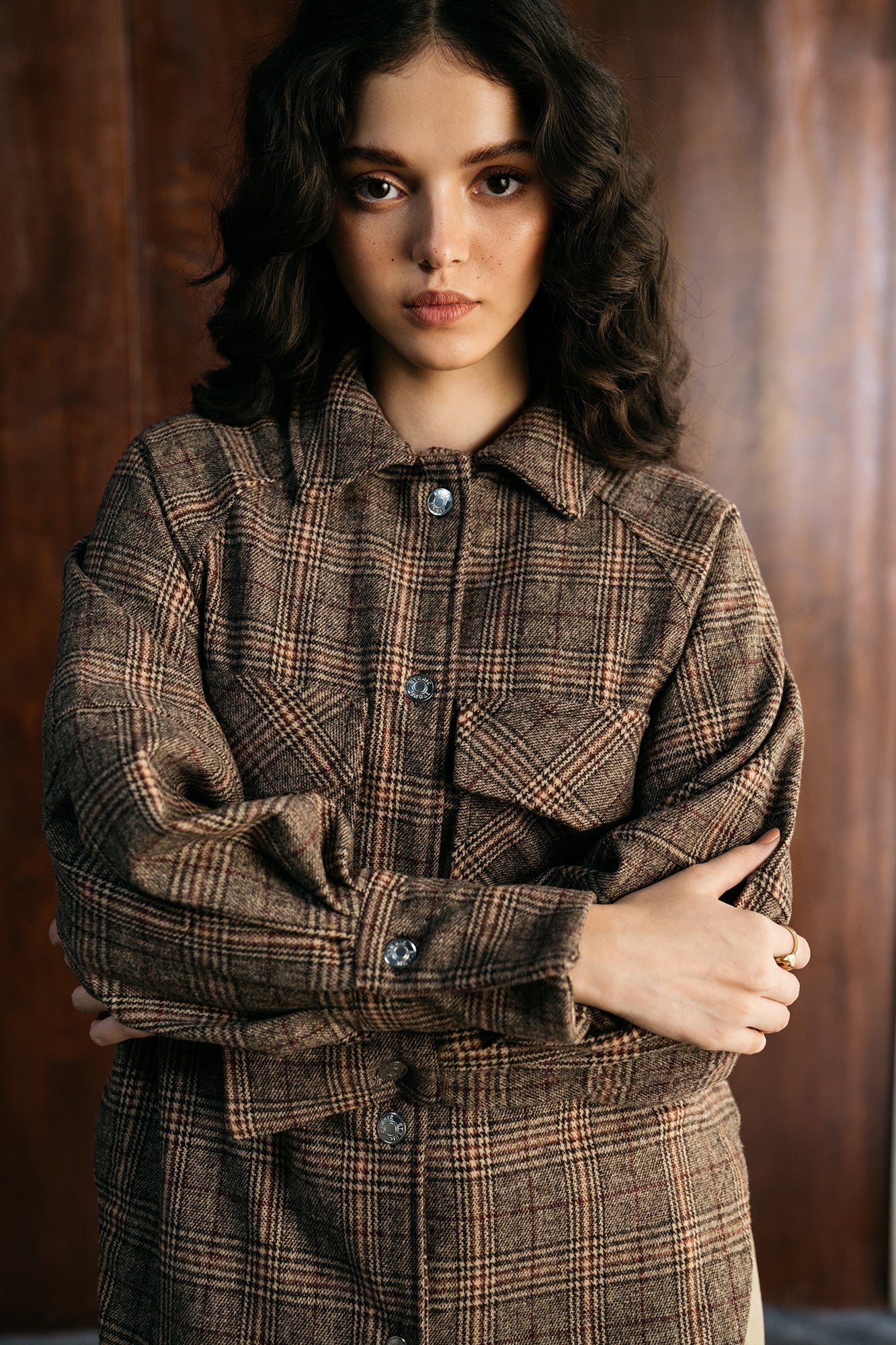 CHECKERED OVERSHIRT (E1236/108/803)