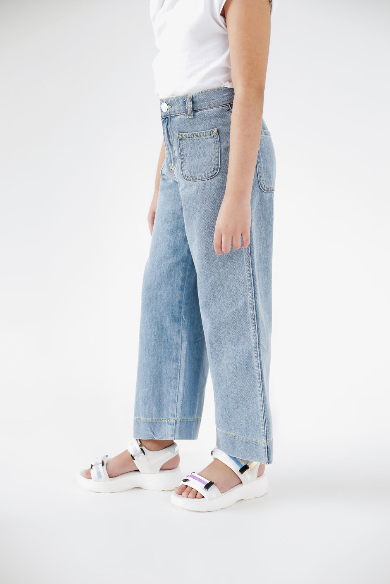 DENIM CULOTTE (GJBF214276) - Ethnic by Outfitters